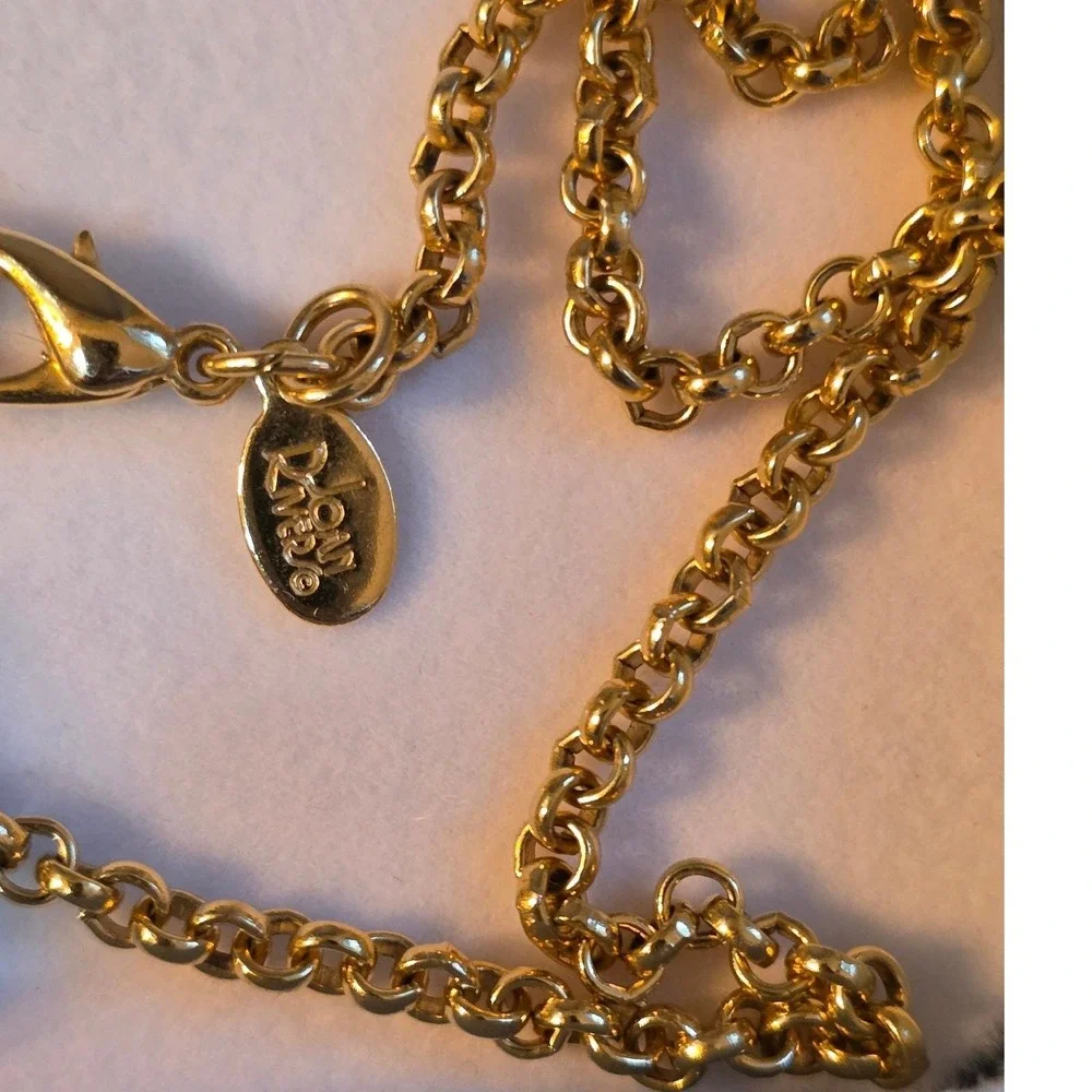 Joan Rivers Jewels of India Elephant Necklace‎ & Avon Earrings Set Vtg